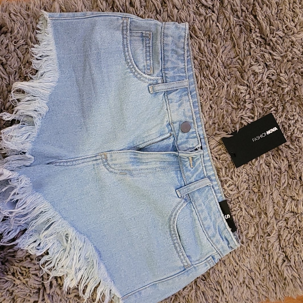 Fashion Nova Blue Jean Shorts